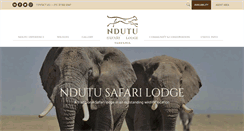 Desktop Screenshot of ndutu.com